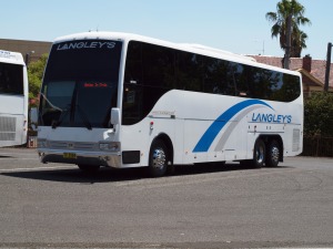 Scania K470EB 6x2*4 TV5594 - the first rear-steer coach sold in Australia